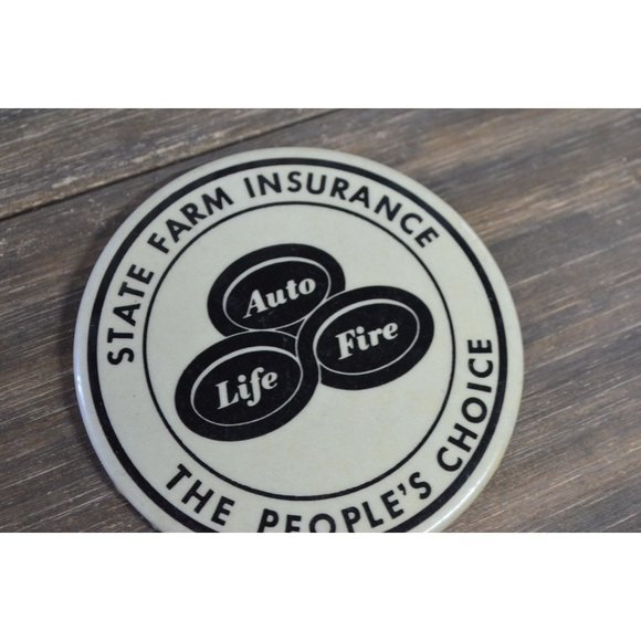 State Farm Insurance Pin Auto Fire Life Promo Vintage - Picture 2 of 5